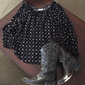 Cute western Flowy Top